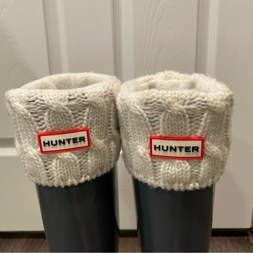 Cream Colored, Medium, Tall Hunter Boot Socks